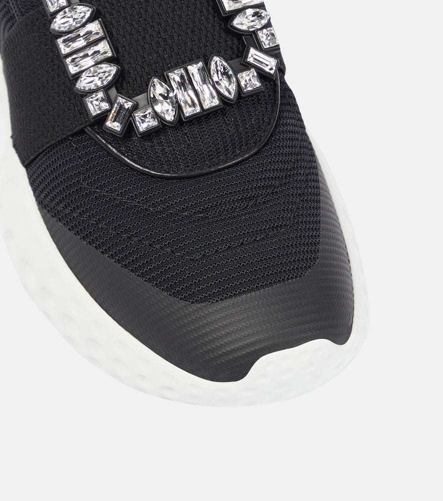 Roger Vivier Viv' Run embellished sneakers