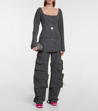 The Attico Luz satin mules