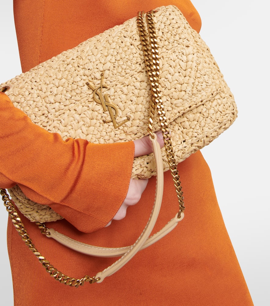 Saint Laurent Jamie Medium raffia shoulder bag