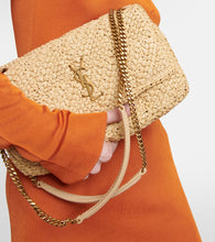 Saint Laurent Jamie Medium raffia shoulder bag