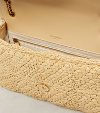 Saint Laurent Jamie Medium raffia shoulder bag