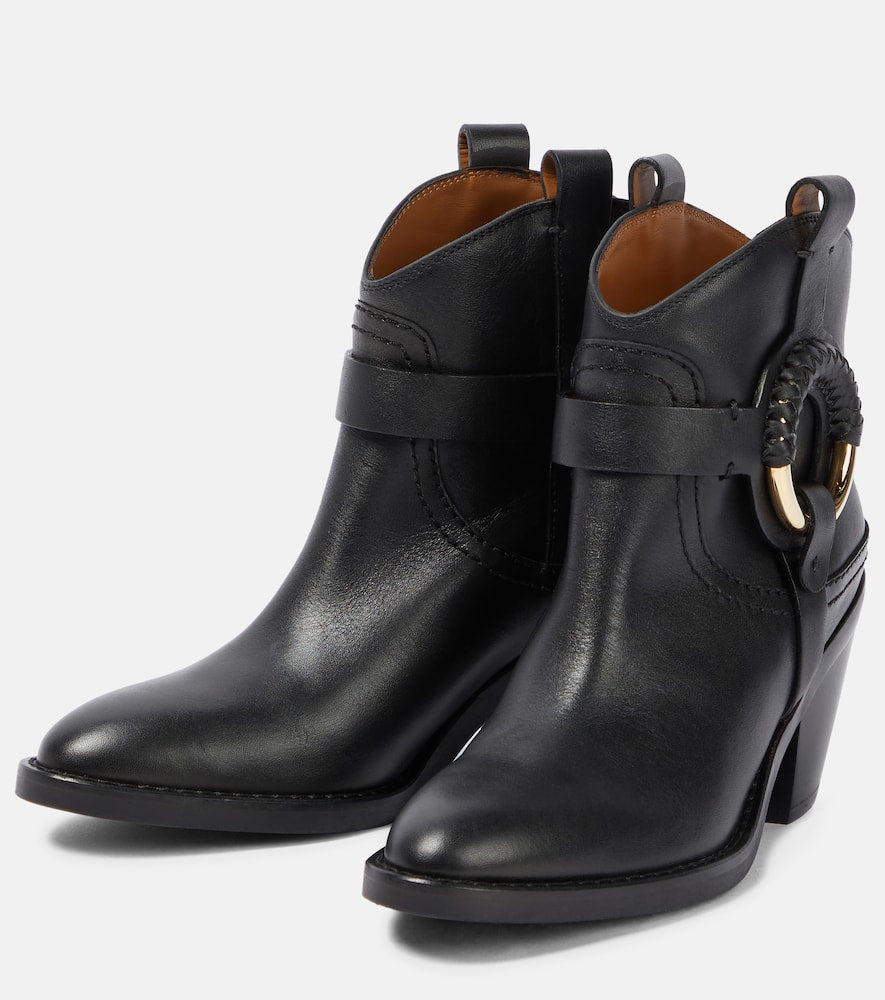 See By Chloe Hana leather cowboy boots
