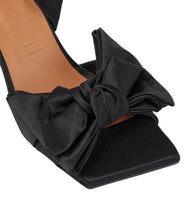 Ganni Bow-trimmed lace-up sandals