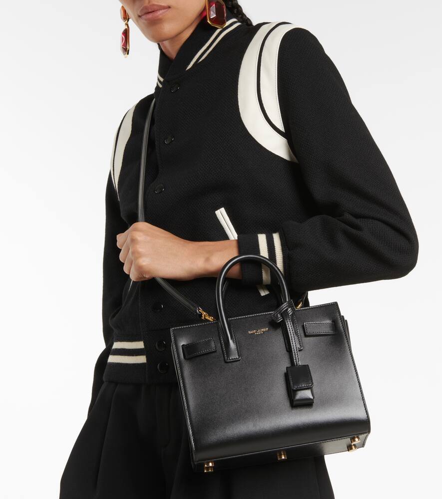 Saint Laurent Sac De Jour Nano leather tote