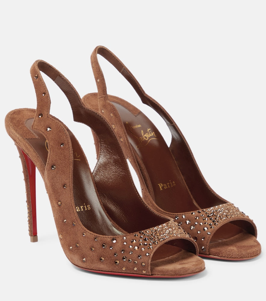 Christian Louboutin Nudes Degrachick suede sandals - Christian Louboutin Nudes Degrachick 麂皮凉鞋