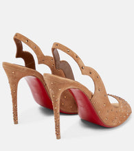 Christian Louboutin Nudes Degrachick suede sandals