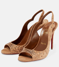 Christian Louboutin Nudes Degrachick suede sandals