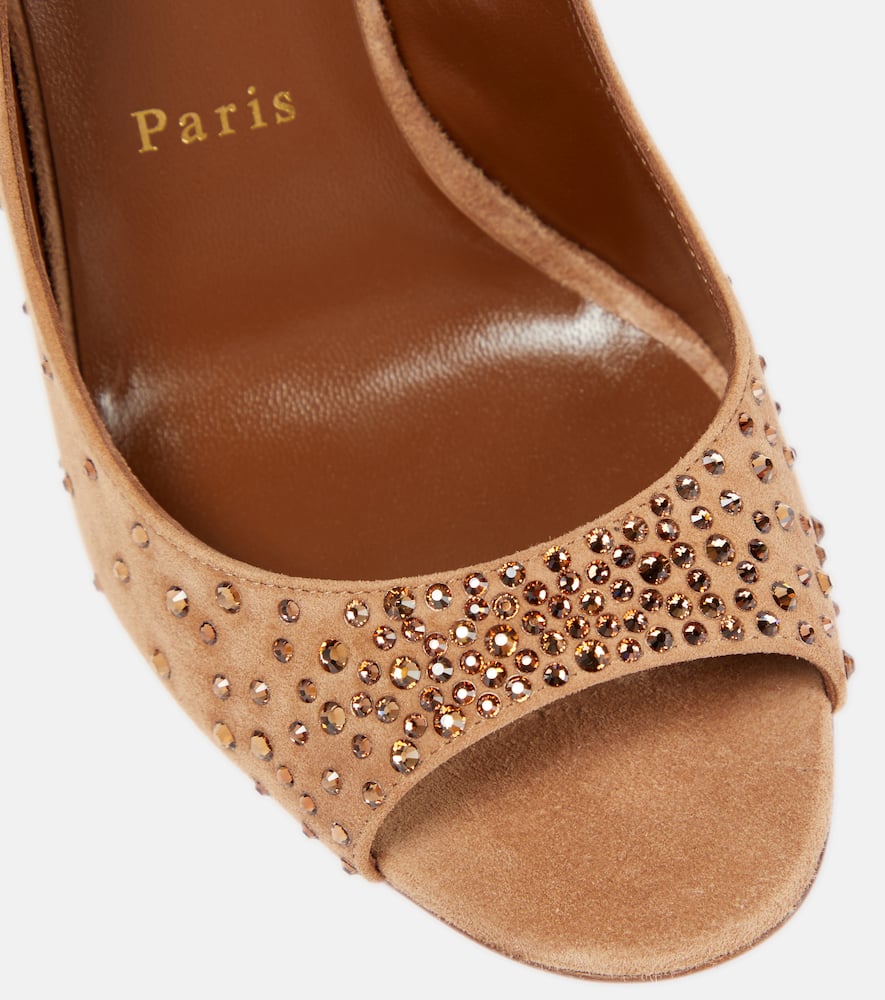 Christian Louboutin Nudes Degrachick suede sandals