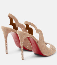 Christian Louboutin Nudes Degrachick suede sandals