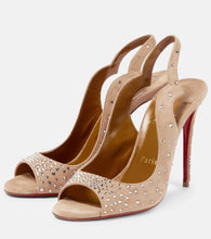 Christian Louboutin Nudes Degrachick suede sandals