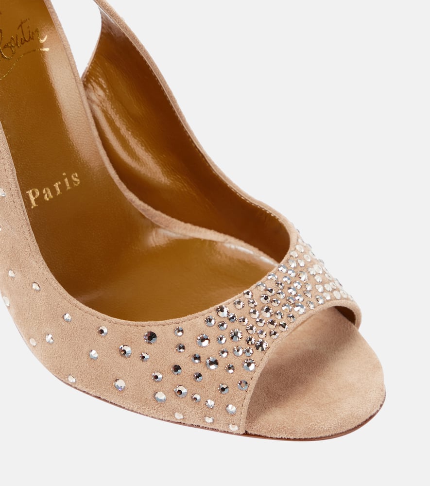 Christian Louboutin Nudes Degrachick suede sandals