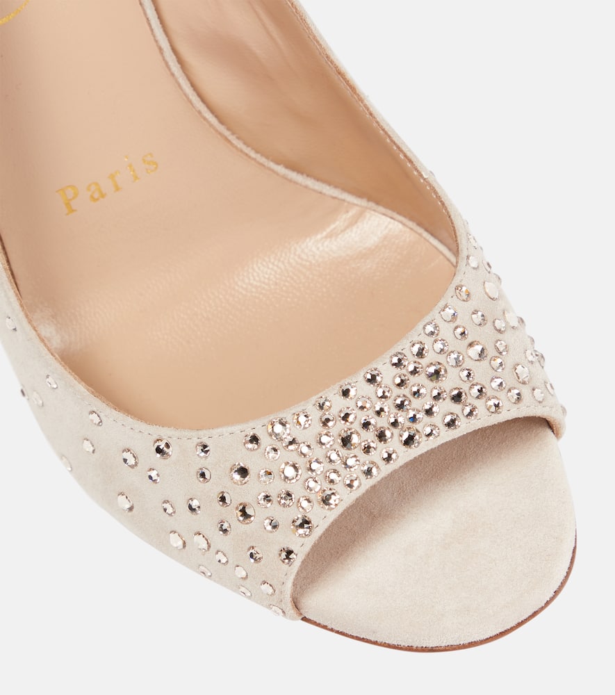 Christian Louboutin Nudes Degrachick suede sandals
