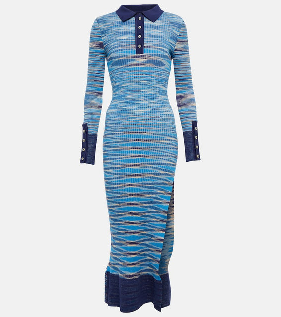 Jacquemus La Robe Zucca striped midi dress
