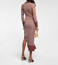 Jacquemus La Robe Zucca cotton-blend midi dress