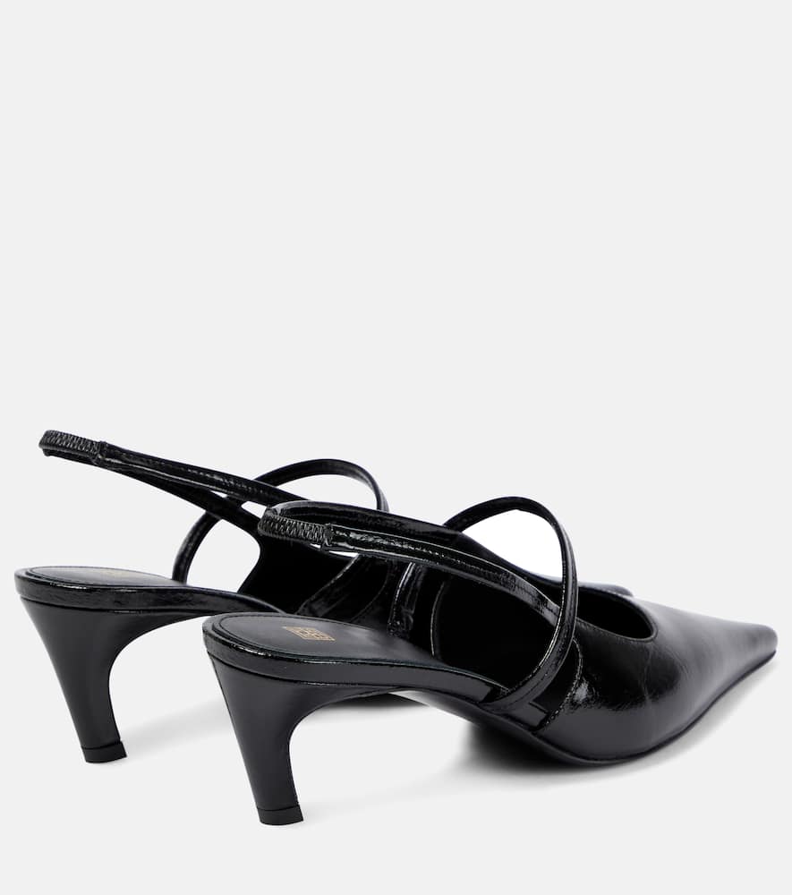 Toteme The Sharp leather slingback pumps