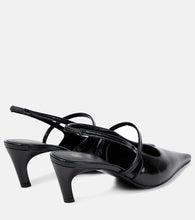 Toteme The Sharp leather slingback pumps