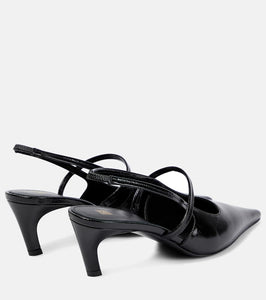 Toteme The Sharp leather slingback pumps