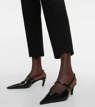 Toteme The Sharp leather slingback pumps
