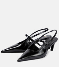 Toteme The Sharp leather slingback pumps