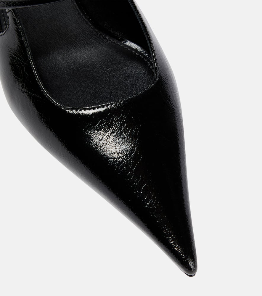 Toteme The Sharp leather slingback pumps