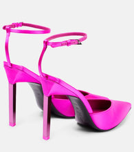 The Attico Perine 105 satin pumps