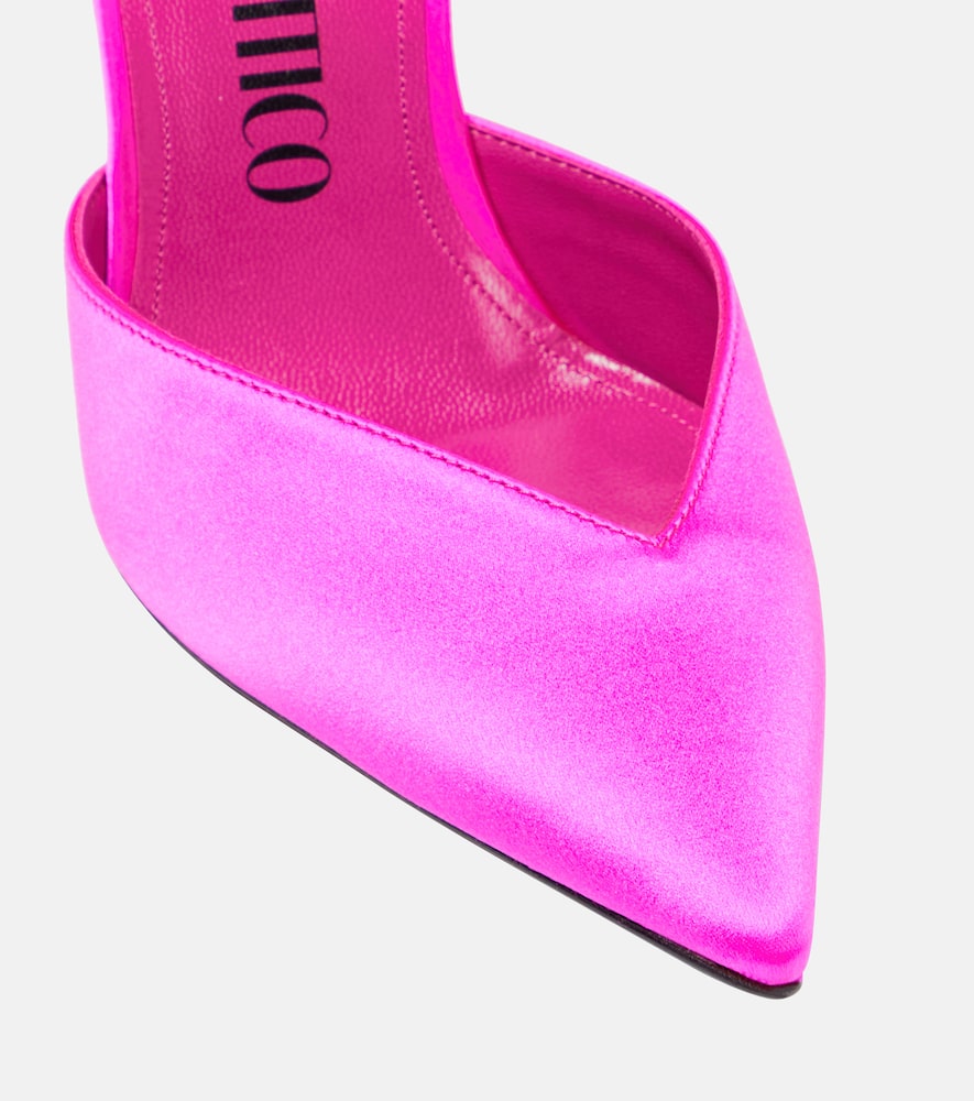 The Attico Perine 105 satin pumps