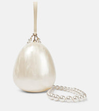 Simone Rocha Egg leather-trimmed clutch. Shop Simone Rocha Clutches for women now.