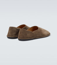 The Row Canal suede flats