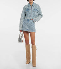 Givenchy Shark Lock leather knee-high boots