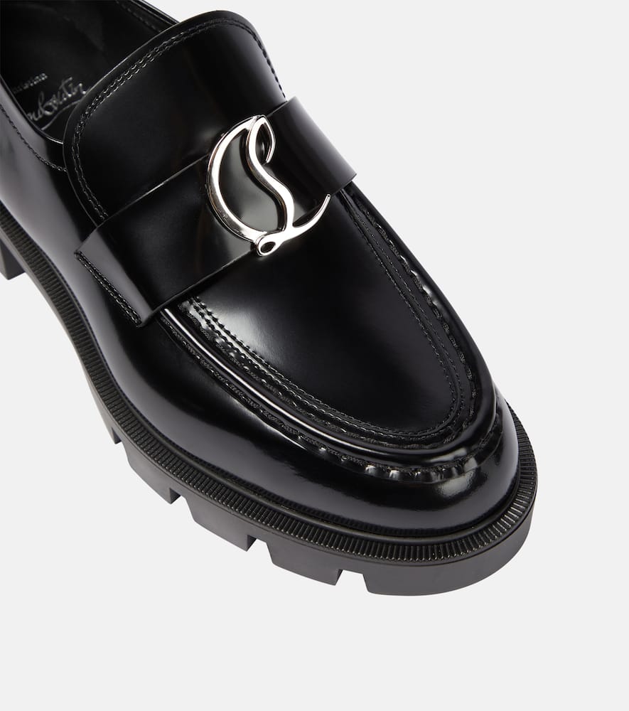 Christian Louboutin CL Moc Lug leather loafers