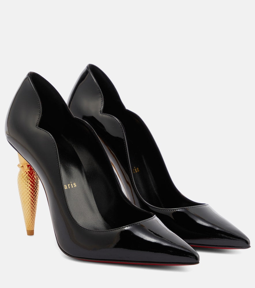 Black Christian Louboutin Lipchick leather pumps - High-Heel Pumps