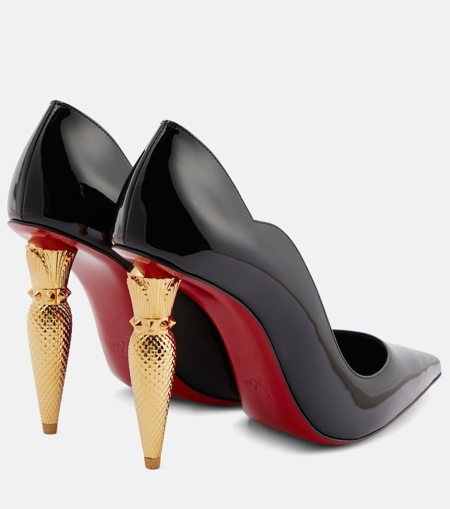 Black Christian Louboutin Lipchick leather pumps - High-Heel Pumps