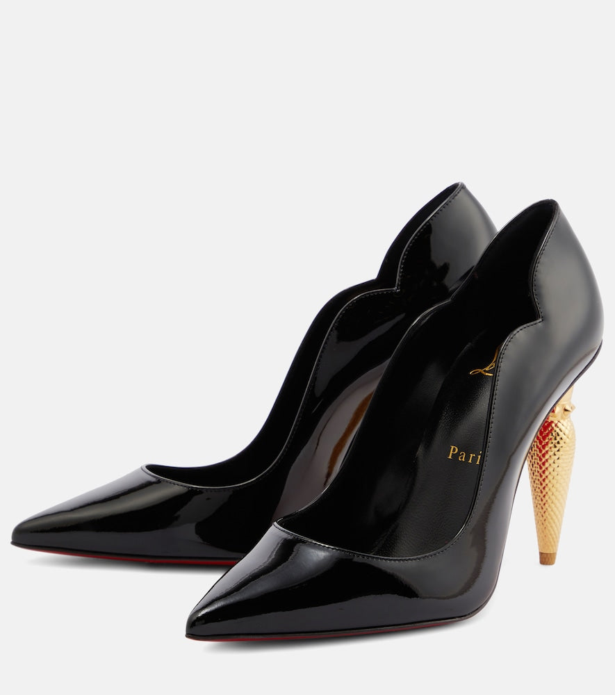 Black Christian Louboutin Lipchick leather pumps - High-Heel Pumps