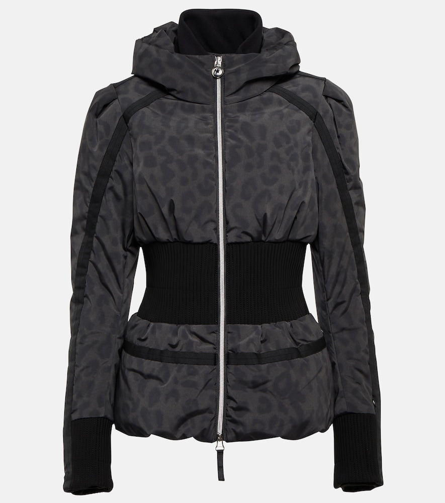 Jet Set Raffaella leopard-print ski jacket - Jet Set Raffaella 豹纹滑雪服