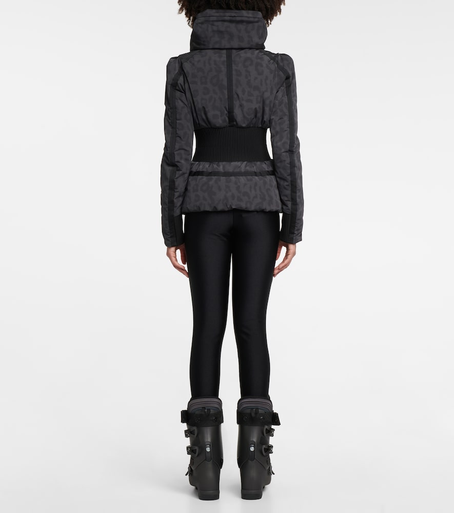 Jet Set Raffaella leopard-print ski jacket