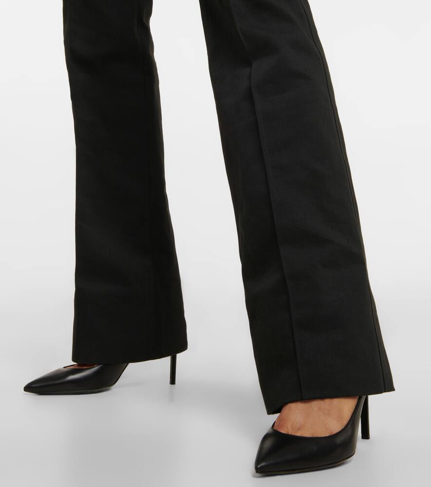Saint Laurent Anja 85 leather pumps