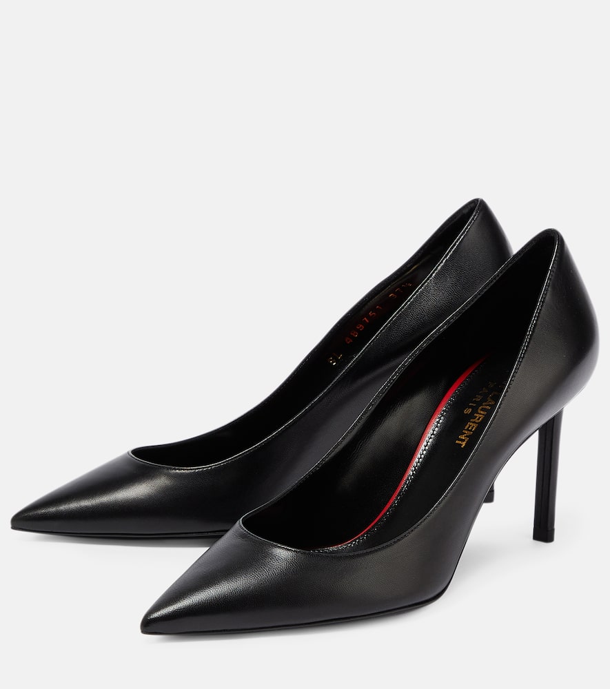 Saint Laurent Anja 85 leather pumps