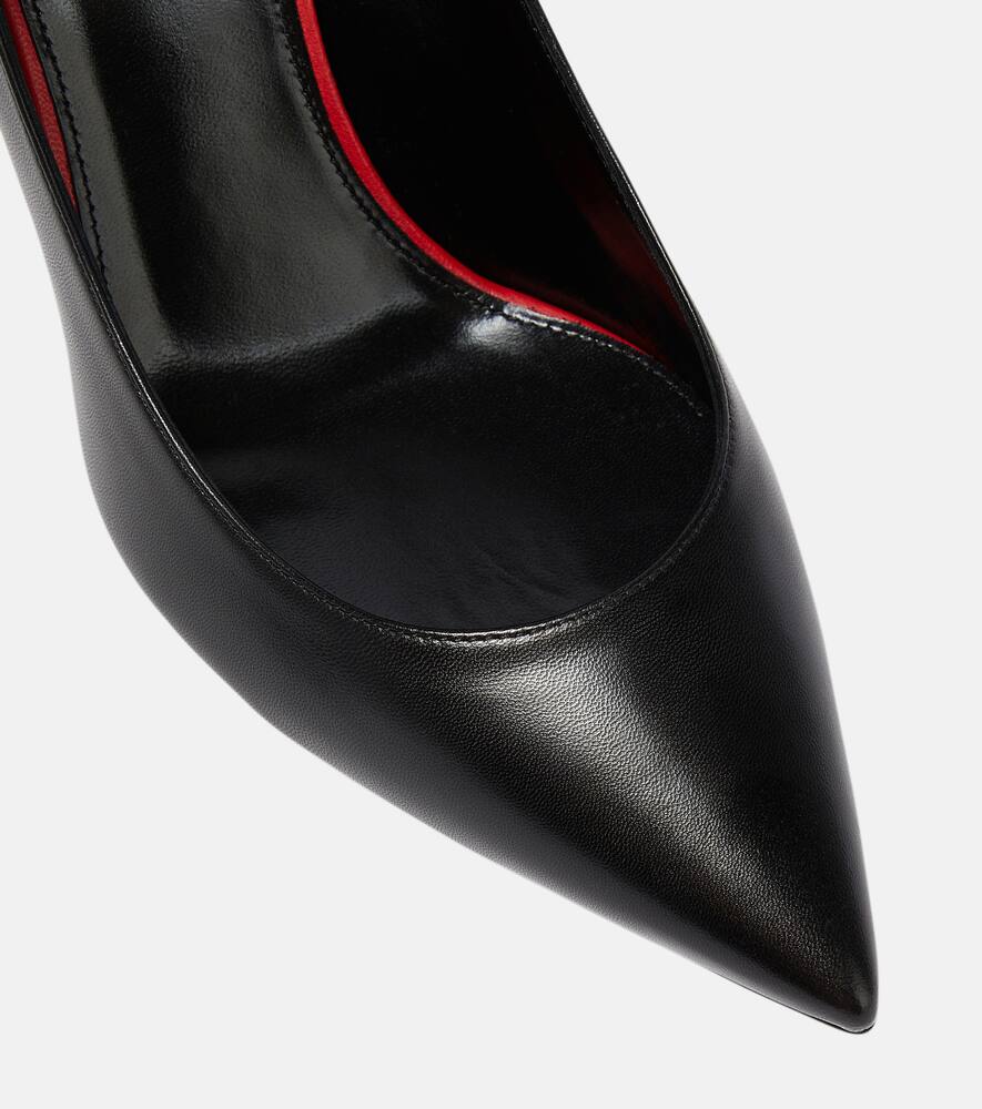 Saint Laurent Anja 85 leather pumps