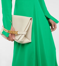 Victoria Beckham V-neck crêpe midi dress