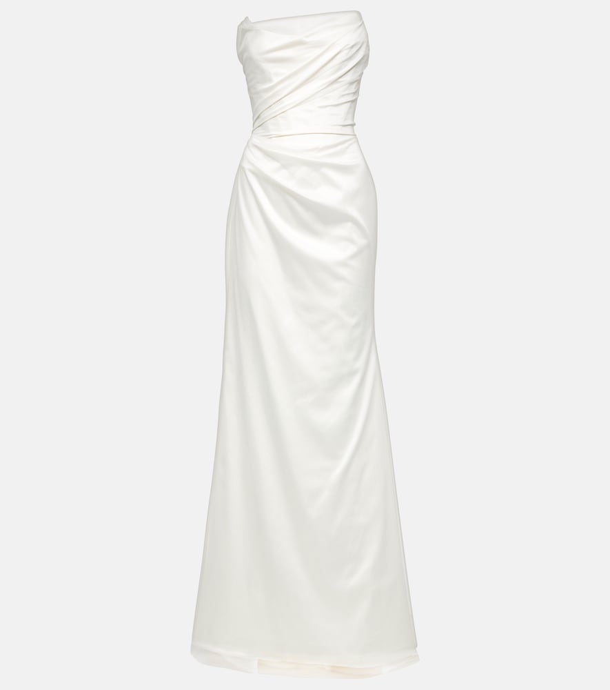 Vivienne Westwood Bridal Rhea satin and tulle gown. Vivienne Westwood Bridal Rhea 缎面薄纱礼服