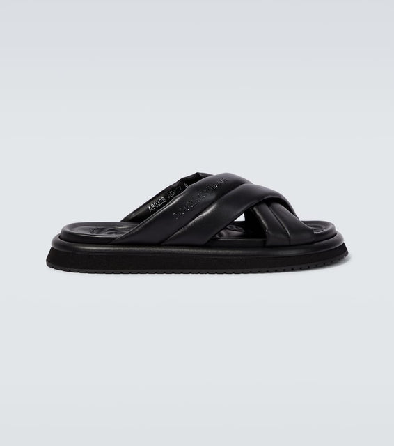 Dolce&Gabbana Padded crossover slides