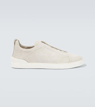 Zegna Triple Stitch suede sneakers