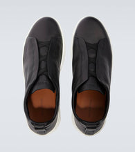 Zegna Triple Stitch leather sneakers