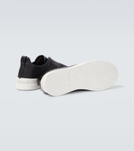 Zegna Triple Stitch leather sneakers