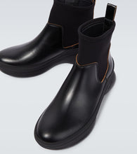 Jil Sander Leather Chelsea boots