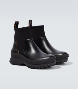 Jil Sander Leather Chelsea boots