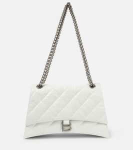 Balenciaga Downtown Small leather shoulder bag. Shop Balenciaga Shoulder Bags for women now.