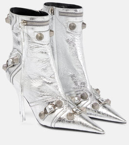 Balenciaga Cagole leather ankle boots