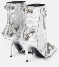 Balenciaga Cagole leather ankle boots