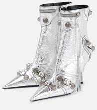 Balenciaga Cagole leather ankle boots